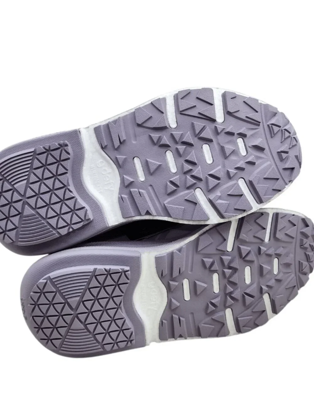 Gravity Defyer G-defy Women's Light Purple Gray MightyRun Slip-On Comfort Shoes